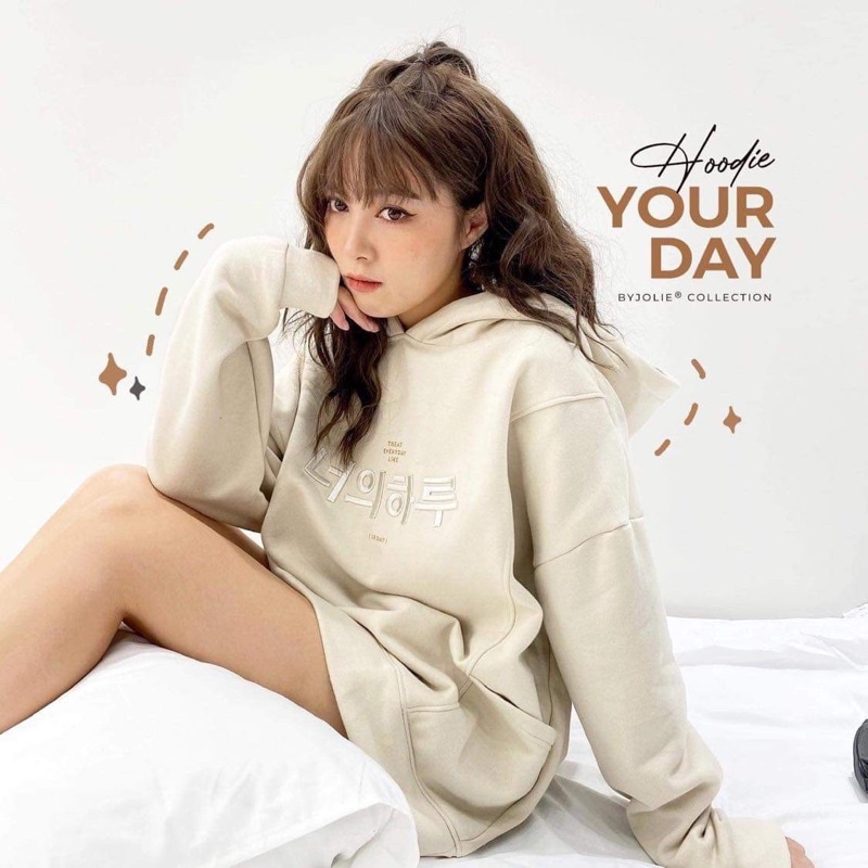 ÁO HOODIE NỈ BÔNG &quot;YOUR DAY&quot;