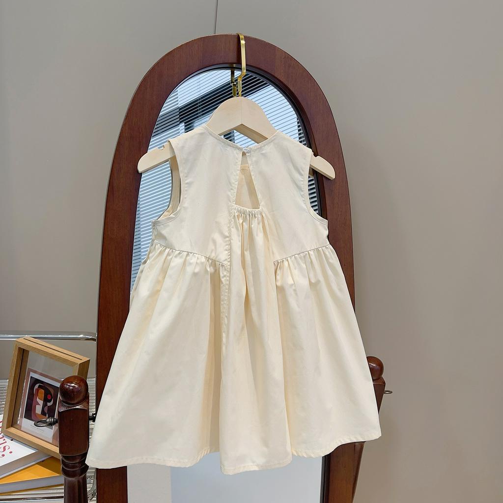 Váy Sát Nách Babydoll Trơn Màu (TẶNG KÈM MŨ) A1396 Cho Bé Gái - Jumping Beans Official Store
