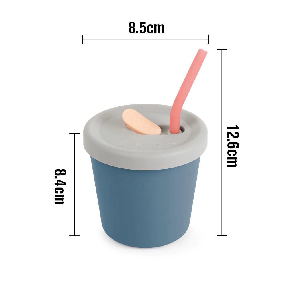 Cốc uống nước cho bé Haakaa. Chất liệu silicone cao cấp, an toàn. Không chứa BPA, PVC và phthalate