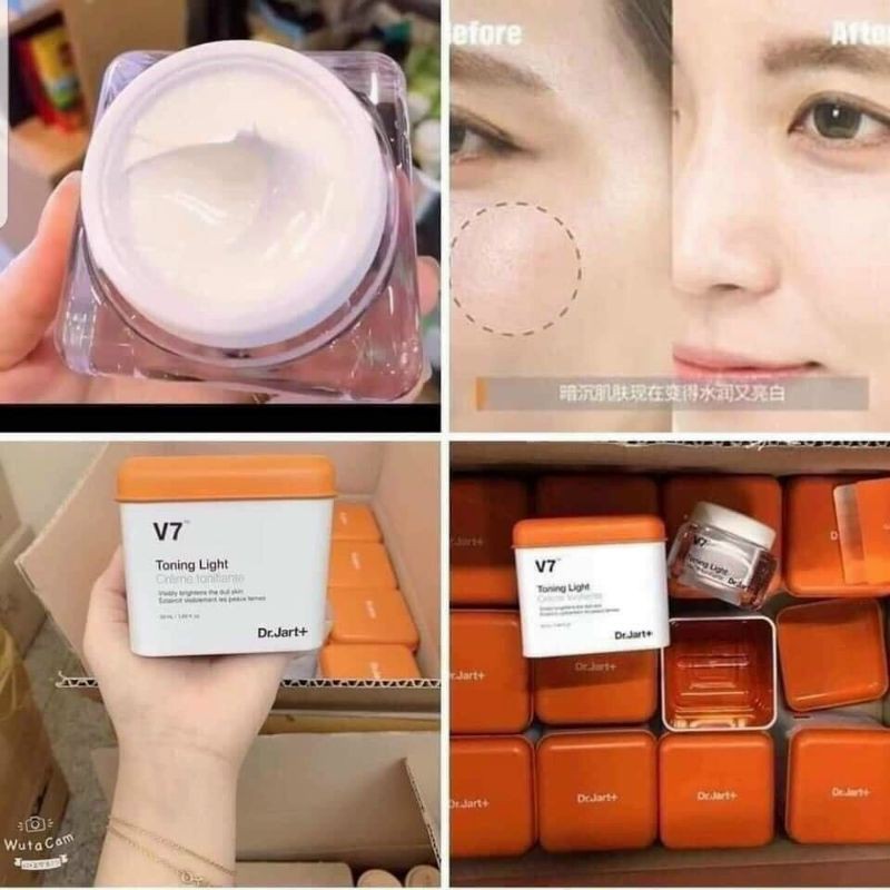 Kem dưỡng da V7 tonight light mẫu mới  cao cấp Hàn Quốc 50ml