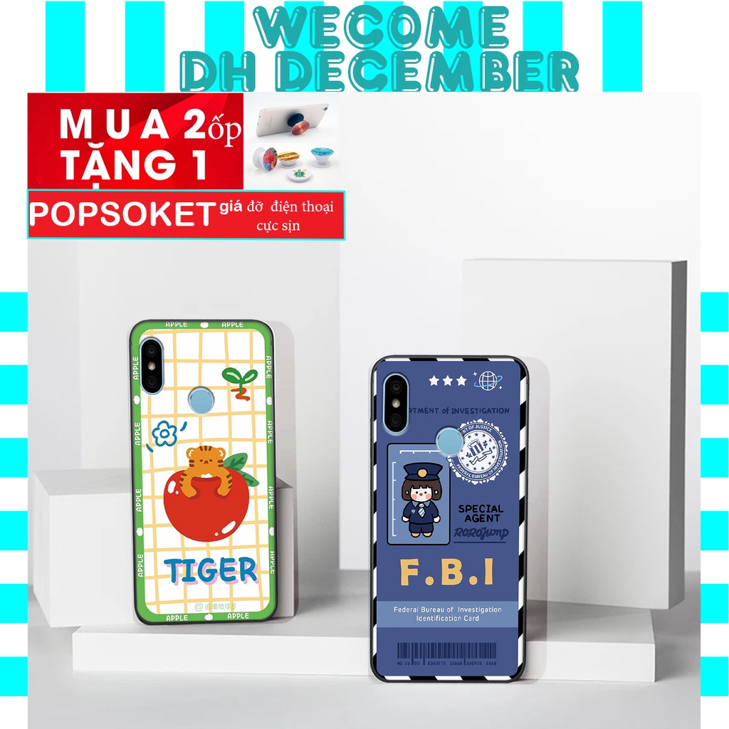 Ốp lưng Xiaomi REDMI 6 PRO / MI A2 LITE  in hình 3D gấu mới nhất - sang - chảnh - ĐẸP- BỀN