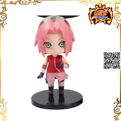 1278 Mô hình Chibi Ninja Naruto nhiều hình Jiraiya Naruto Kakashi Itachi Gaara Hinata