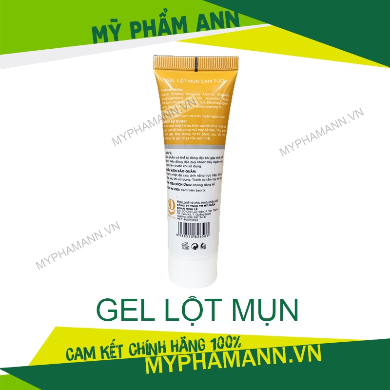 Gel Lôt Mụn Cám Mụn Đầu Đen Benny Care - Lột Mụn Cam Tươi MD Beauty