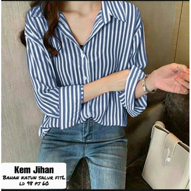 Áo kiểu Hàn Quốc / áo kiểu đẹp / nhập khẩu bkk / Áo sơ mijihan IA388