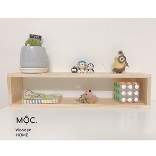 Kệ Gỗ Đa Năng Trang Trí Bàn Học / Kệ Để Bàn Làm Việc Mini Gỗ Thông - Mộc. HOME