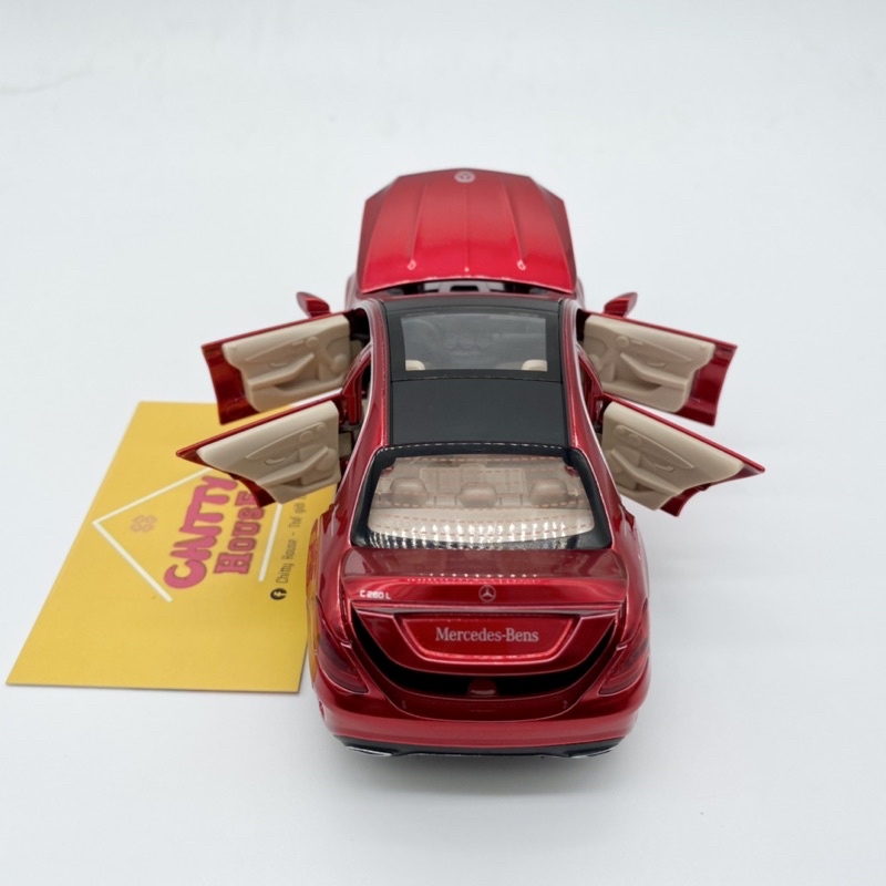 Ô tô hợp kim mô hình Mercedes C260L tỷ lệ 1:32 dùng sưu tầm, trang trí taplo, đồ chơi