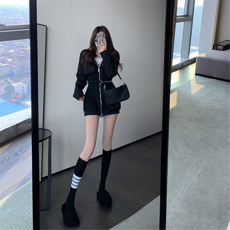 XIXI Quần Tất Lụa Mỏng Lưng Cao Co Giãn Họa Tiết Kẻ Sọc Gợi Cảm Cho Nữ