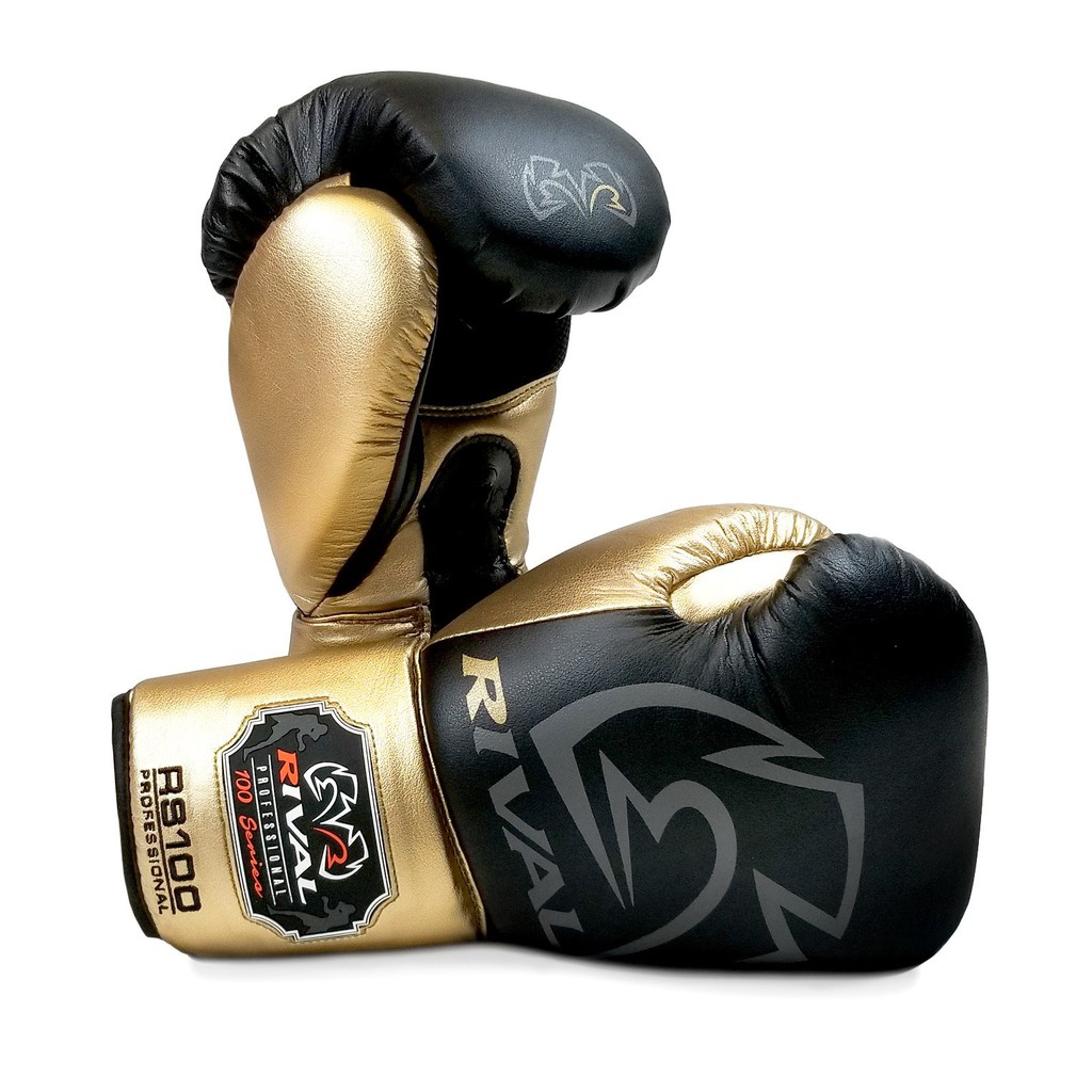 Găng tay boxing Rival RS100 Professional Sparring - Đen