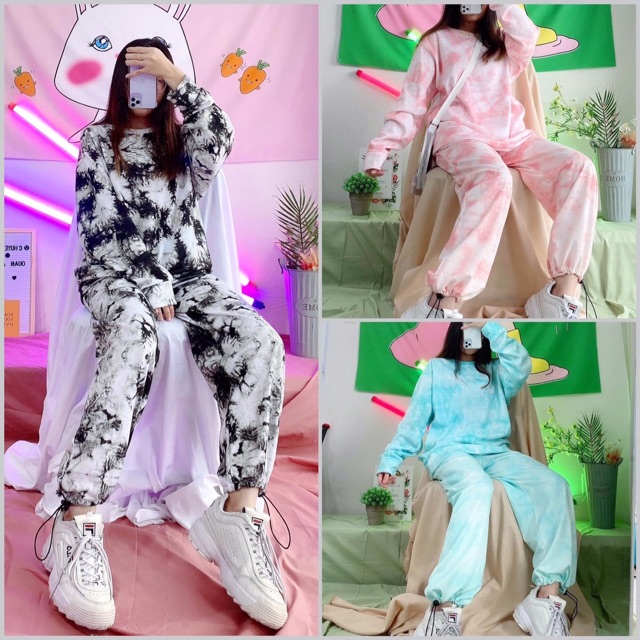 Set LongPants Loang 3D_Sweater Loang 3D Ảnh Thật 100%
