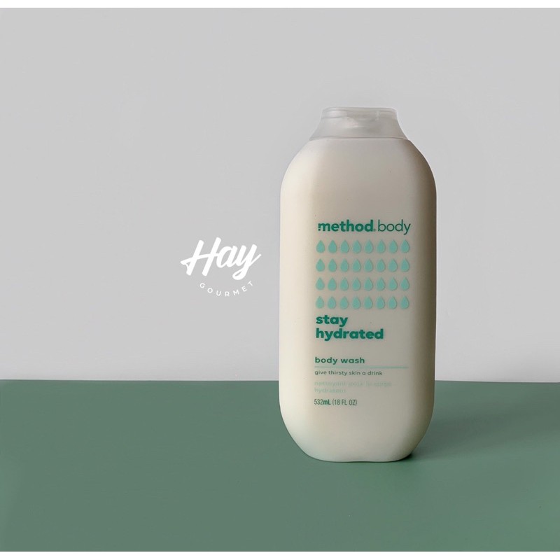 Sữa tắm Method dưỡng da của Mỹ xuất xứ từ nguyên liệu thiên nhiên sạch bẩn, làm mịn và trắng da | HAY Gourmet