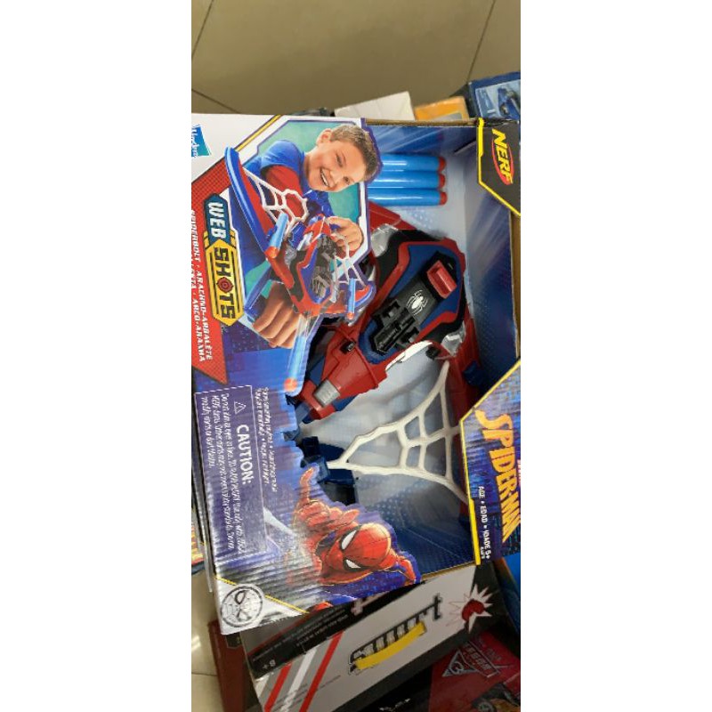 Chính hãng Cung Nhện Spiderman Nerf - Hasbro - Mỹ cho bé