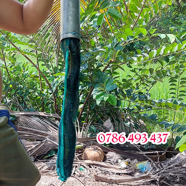 Túi Lưới Thở dùng làm phần đuôi trúm lươn để lươn vào không bị ngọp