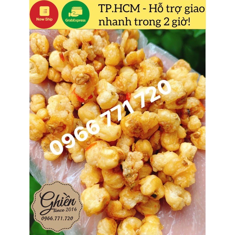 100 GRAM BẮP CHÁY TỎI - GHIỀN ĂN VẶT