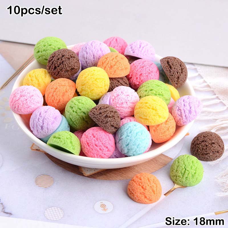 Set 10 phụ kiện xinh xắn dùng để trang trí điện thoại đồ thủ công