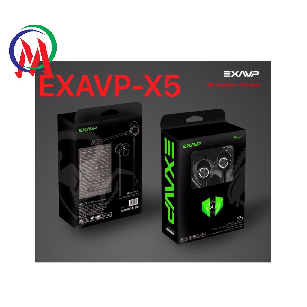 Tai Nghe EXAVP X5 Nhét Tai- Gaming