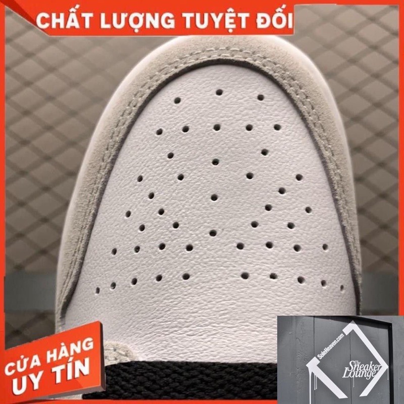 [MIỄN PHÍ SHIP] Giầy thể thao AIR JORDAN 1 Trắng quai Đỏ Smoke Grey | BigBuy360 - bigbuy360.vn
