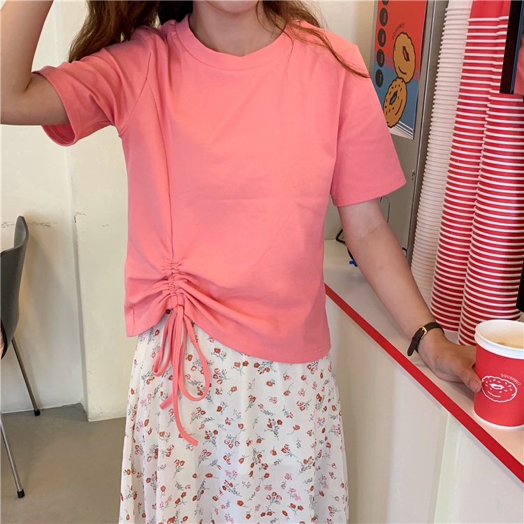 Áo Thun Nữ Tay Ngắn Phong Cách Hàn Quốc | BigBuy360 - bigbuy360.vn