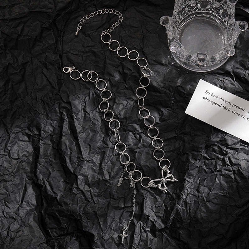 Vòng Cổ Choker Hình Bướm Cá Tính Cho Nữ