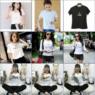 💋 FREESHIP 👉 Áo thun nữ dài tay kiểu dáng Hàn Quốc