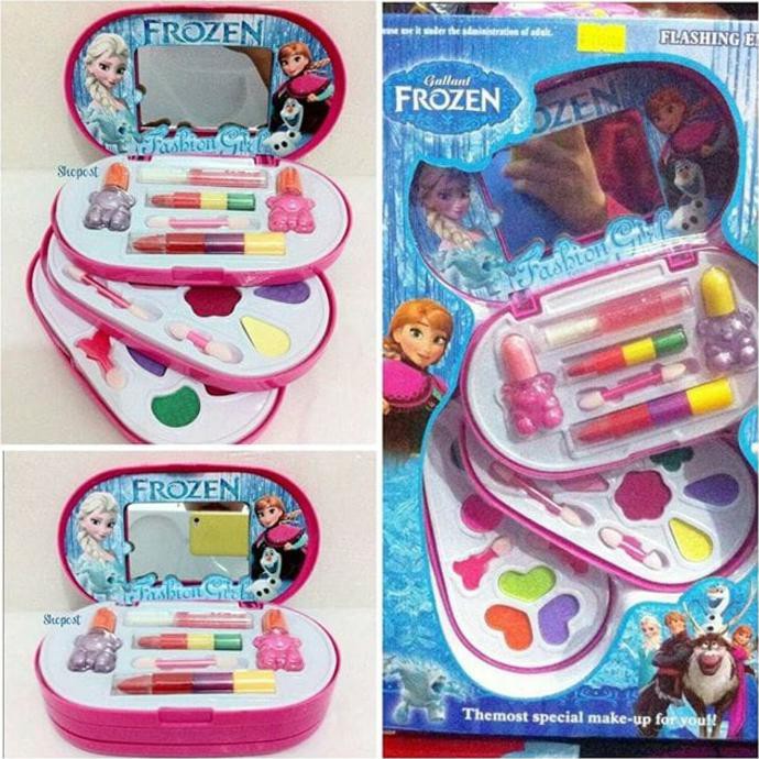 Bộ đồ chơi trang điểm 3 món hình công chúa Frozen xinh xắn cho bé gái