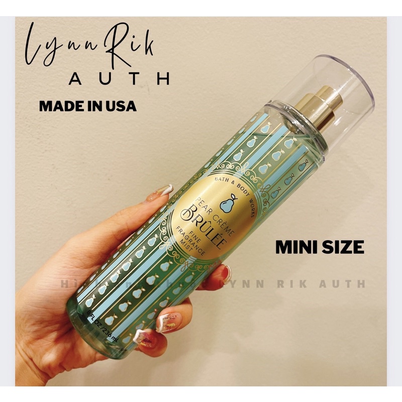 PEAR CRÈME BRULÉE - Xịt Thơm Body Mist Toàn Thân Bath & Body Works