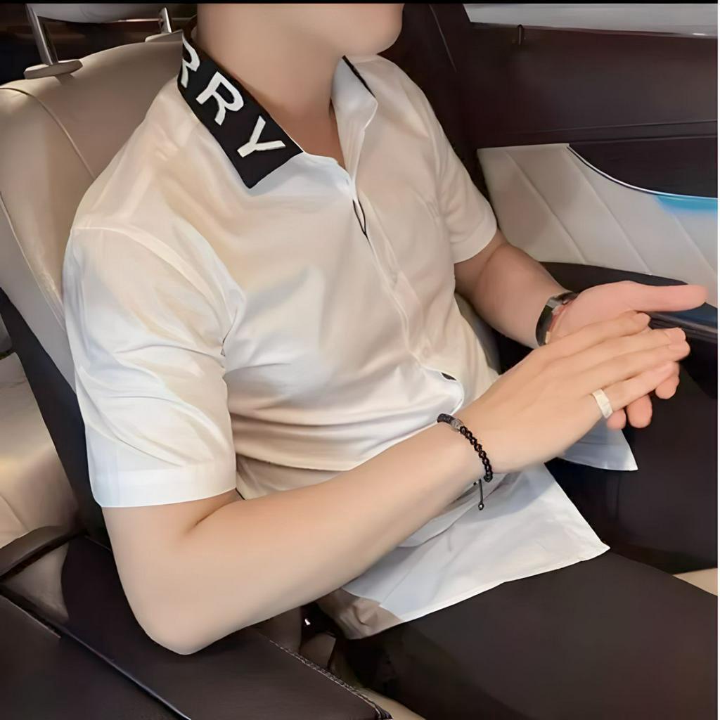 Áo sơ mi nam thom boy phố form body cao cấp đẹp.