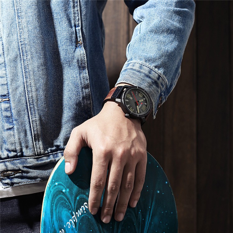 Đồng Hồ Quartz Đeo Tay CURREN 8327 Dây Da Chống Nước Cho Nam | BigBuy360 - bigbuy360.vn