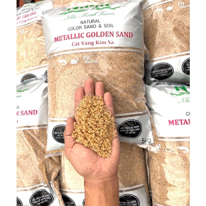 Cát, Sỏi trang trí trải nền hồ cá, thuỷ sinh - 1Kg