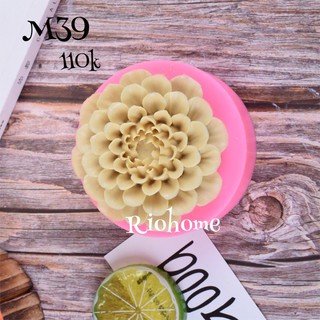 Khuôn Silicon 4D Hoa Thược Dược .