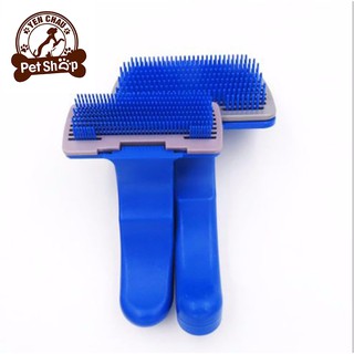 Lược chải lông có bàn đẩy lông cho chó mèo