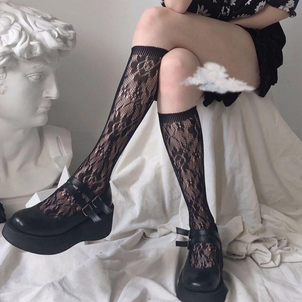 Tất Lưới Phối Ren Phong Cách Lolita Đáng Yêu Cho Nữ