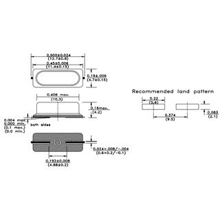 Thạch anh dán HC-49SMD 16MHZ