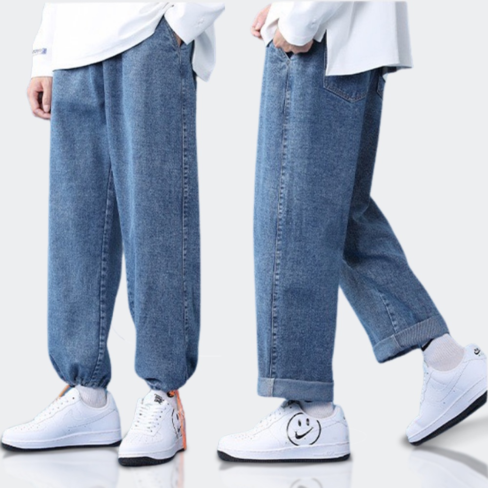 Quàn jogger, Quần bò chun, jean xuông, jean baggy,jean nam nữ Crying Center mẫu j02 có bigsize, đủ size cỡ lơn xanh,đen