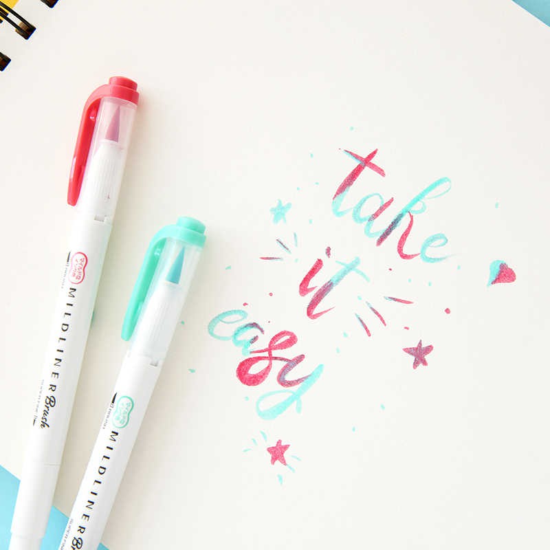 BỘ 5 BÚT ZEBRA MILDLINER BRUSH