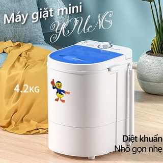  Máy giặt mini đa năng, giặt sạch nhanh vắt khô, quần áo trẻ em, giày dép