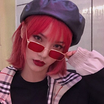 Kính mát tròng gương phong cách cổ điển đường phố cho nam nữ