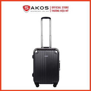 Chính Hãng SAKOS  Vali Nhựa Khung Nhôm Cao Cấp SAKOS SAPPHIRE A22 (Cabin 56cm /20inch TSA) bảo hành 5 năm
