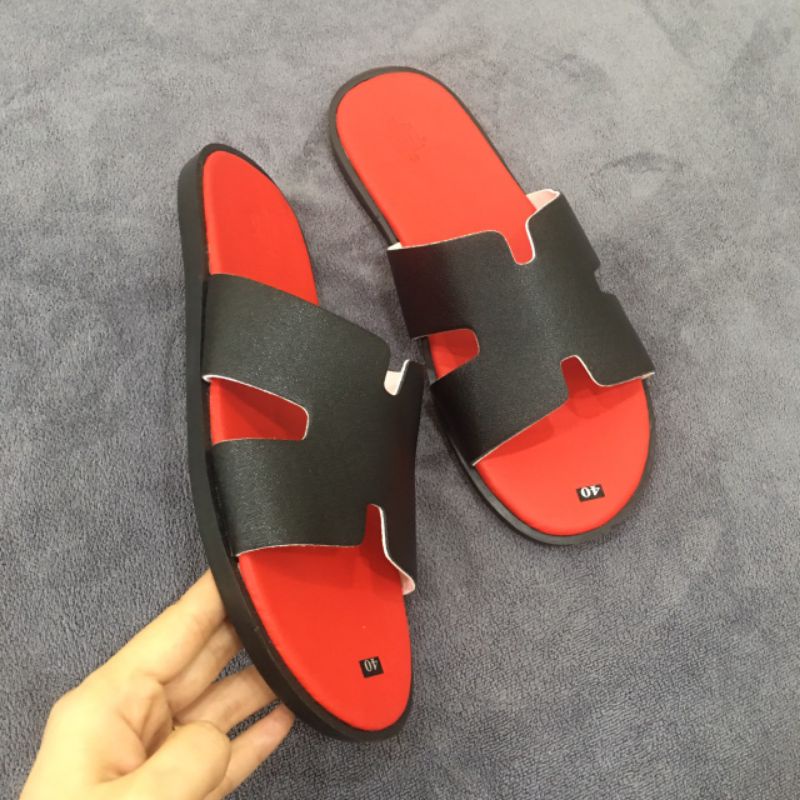 Dép quai ngang H M cho nam, dép lê nam cao cấp trong cách trẻ trung