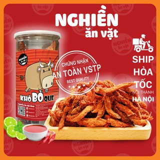 Khô bò que loại ngon hũ 200g. "Nghiền Ăn Vặt" đồ ăn vặt Hà Nội vừa ngon vừa rẻ