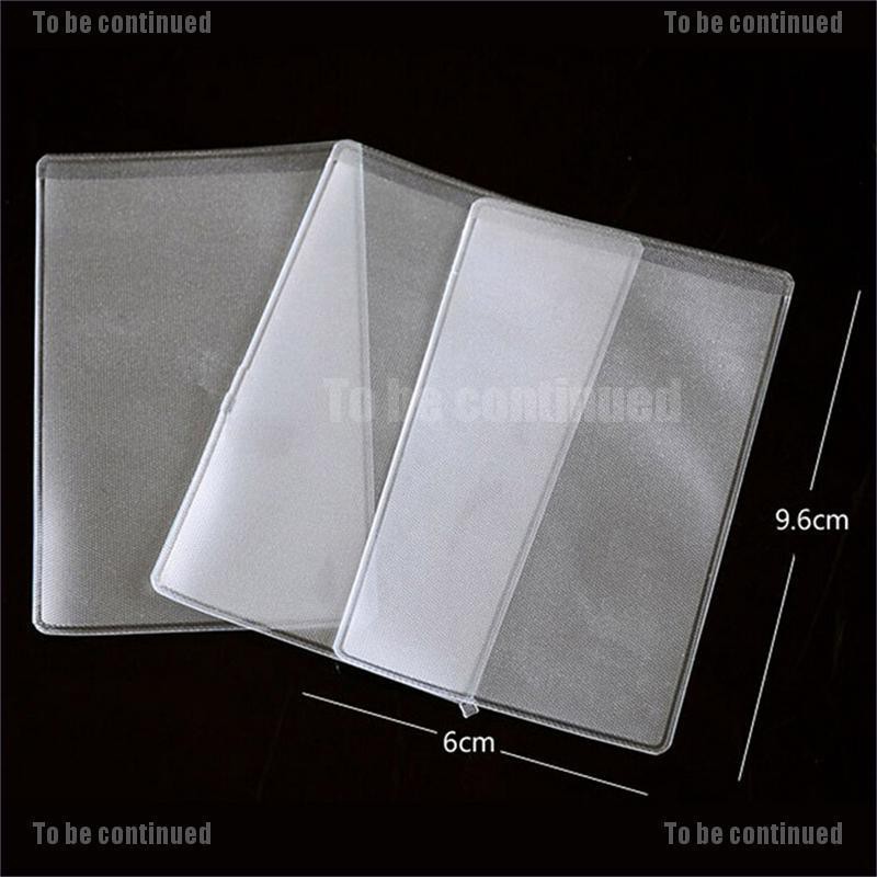 Bộ 10 Túi Nhựa Pvc Đựng Thẻ Tín Dụng / Thiếc