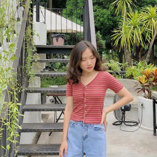 ÁO BODY KẺ KHUY