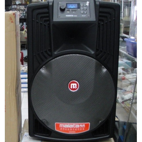 Loa Bluetooth Karaoke di động MALATA bass 4,5 tấc Tặng 2 Micro ko dây