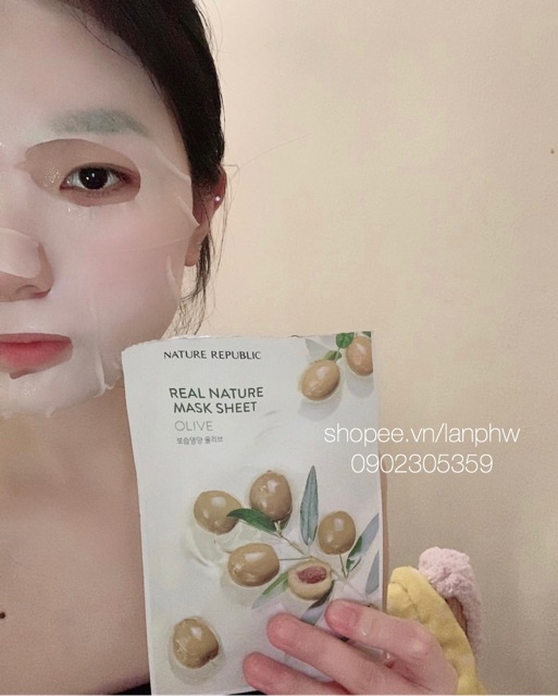 [MẪU MỚI] Mặt nạ Nature Republic Real Nature Mask Sheet (Date 2022) | Thế Giới Skin Care