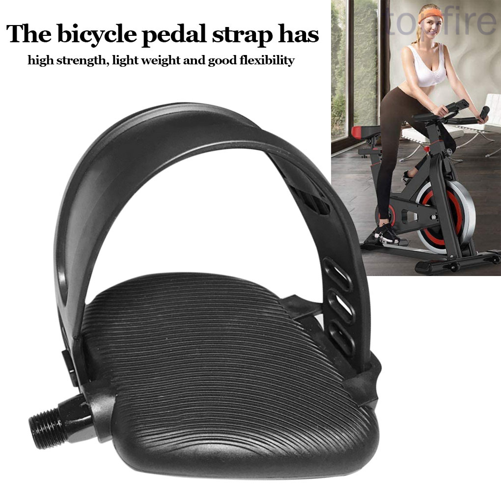 TOpfire Bike Pedal Strap Fitness Cycling Stepper Band Home Gym Bicycle Foot Toe Clip Mountain Bike Binding