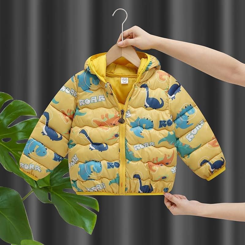 MẪU 2022 ÁO KHOÁC SIÊU NHẸ TAI GẤU CHO BÉ