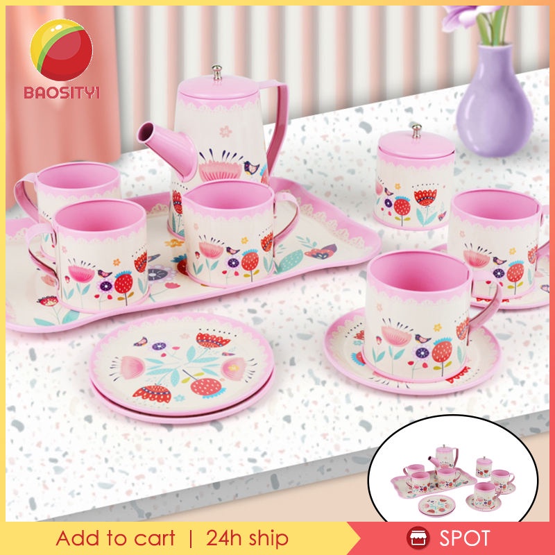 Bộ 12 món đồ chơi giả tách trà cho bé