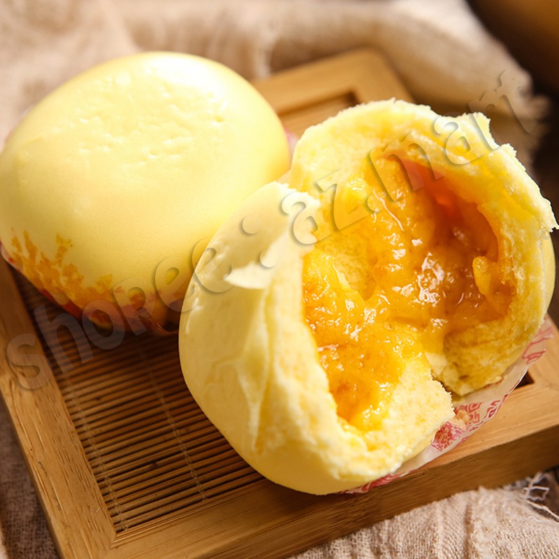 Bánh Bao Kim Sa Trứng Muối Tan Chảy - Dimsum Quảng Đông