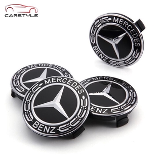 Logo gắn mâm bánh xe cao cấp cho Mercedes benz C E A B GLA GLB GLC CLA 200 220 260 300