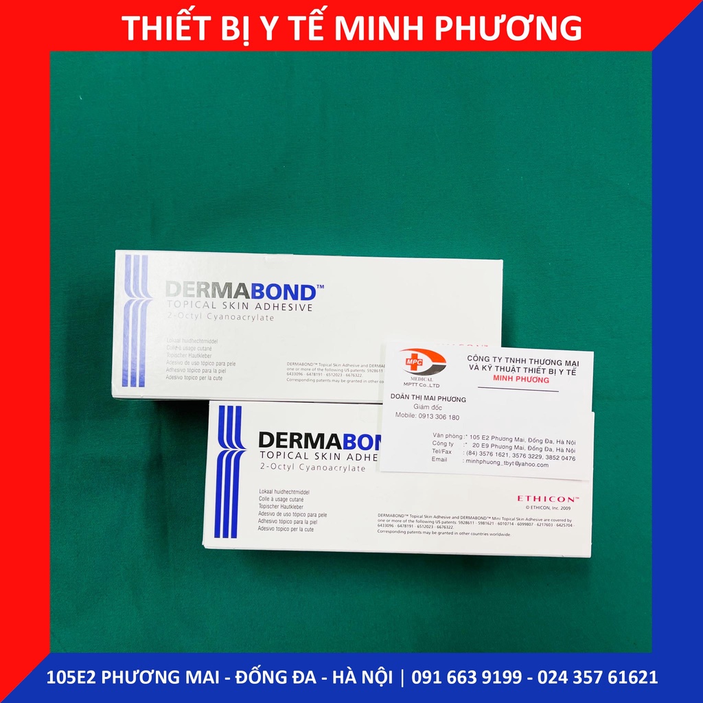 Keo dán da tại chỗ Dermabond dùng trong thẩm mỹ