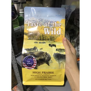 Túi 500g Taste of the wild Bò rừng và nai nướng dành cho cún từ 6 tháng